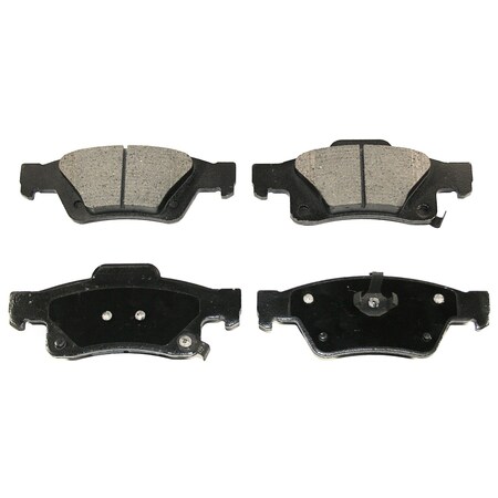 Pronto Dura Ceramic Brake Pads Rear, Bp1498C BP1498C